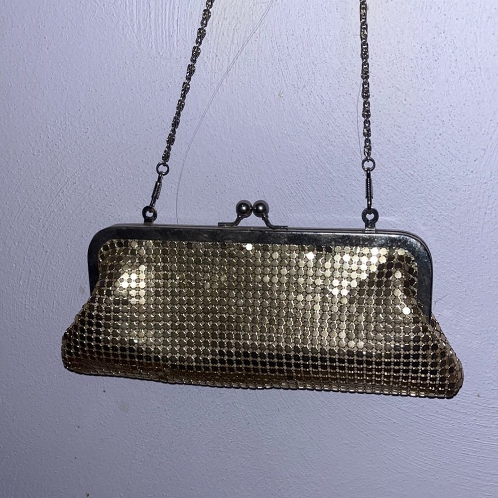 Gold Sparkly Hand Bag